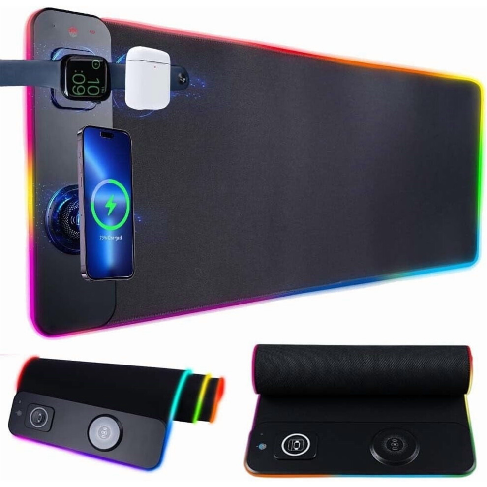 Led Mouse Pad With Wireless Charger Xxl Light 9023022962706