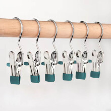 Hochwertige Wäschehaken aus Edelstahl, 15 Stück, Wäscheklammern für Socken, Handtücher, Kleiderschrankorganisation – kompatibel mit Kladzum