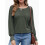 Top casual da donna, camicette larghe a maniche lunghe, t-shirt 1