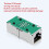 Adaptador extensor de red EXCIXING con conector RJ45 a Ethernet CAT6 hembra 4