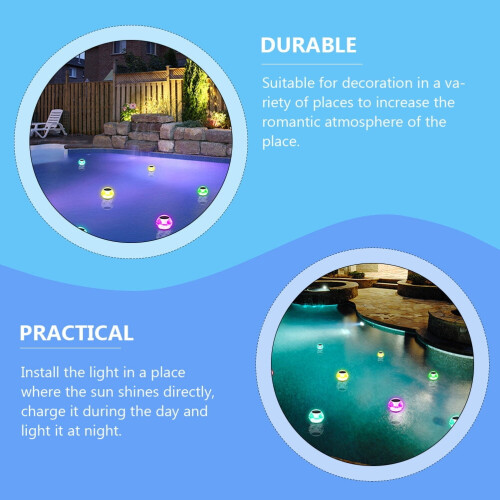 Fontaine solaire avec éclairage multicolore exquis 1