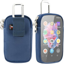 Custodia per lettore MP3/MP4 con finestra trasparente per schermo touch da 4"