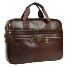 Maletines para hombre, bolso para portátil de cuero duradero y brillante para hombre, maletín de cuero para hombre con atención al detalle, color