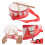 KALLORY beginnersdrumset, diameter 1 set 8 inch 1