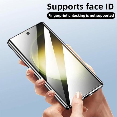 Μαγνητική θήκη από σκληρυμένο γυαλί για Samsung Galaxy S25/S24/S23/S22/S21 – Αντικραδασμική 1