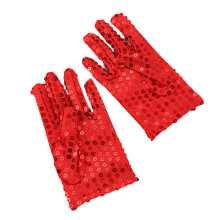 Luvas infantis de lantejoulas para o Halloween, ideais para apresentações de dança. Luvas longas infantis, acessórios de Halloween para festas,