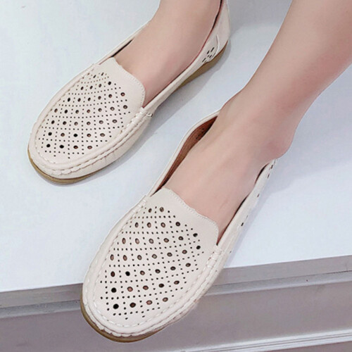 Γυναικεία slip-on φλατ παπούτσια, αναπνεύσιμα mesh loafers, γυναικεία παπούτσια, casual και 1