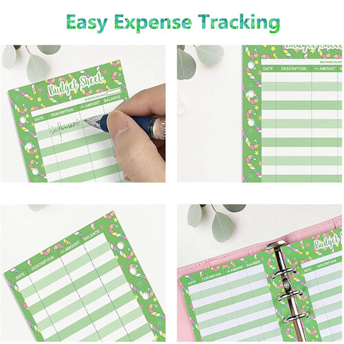 Rezerve de hârtie Expense Tracker A6, 120 de coli 2