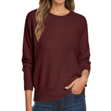 Suéteres de Natal Feios para Mulheres, Suéteres Femininos Oversized, Suéter Casual de Gola Redonda, Manga Longa, Tricotado, Leve e Aconchegante