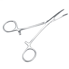 Ear Hair Tweezers for Gog, Curved Tip Ear Hair Tweezers,Stainless Steel Pet Dog Cat Ear Hair Tweezers Curved Tip Cleaning Clamp