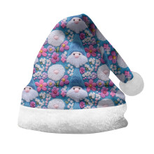 Kerstmutsen voor volwassenen en kinderen, wintermuts met kerstmanmotief, zachte, nonchalante gebreide muts, warme gevlochten muts, schattige