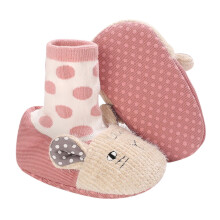 Unisex-Babysocken – Warme, flauschige, bequeme Winterschuhe für Neugeborene und Kleinkinder, geeignet für kleine Füße