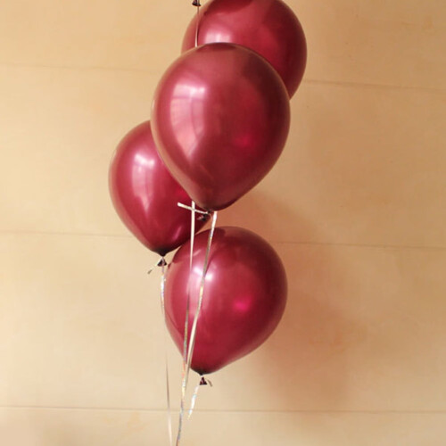 Wine Red Latex Balloons 12 Inch 100 pcs 2