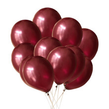 100 st 12 tum vinröda ballonger latex heliumballonger bröllop födelsedagsfest dekorationstillbehör alla hjärtans dag luft (12 tum lila)