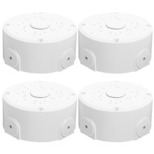 Conjunto de 4 câmeras de segurança com suporte para fio elétrico, para montagem no teto e ocultação de câmeras.