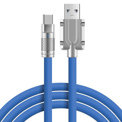Καλώδιο γρήγορης φόρτισης USB-C μήκους 20 ποδιών, 120W, σιλικόνης, συμβατό με τον 1