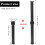 Tineasur Gimbal Extension Pole Extensor de trípode de Aluminio Negro para cámara 3