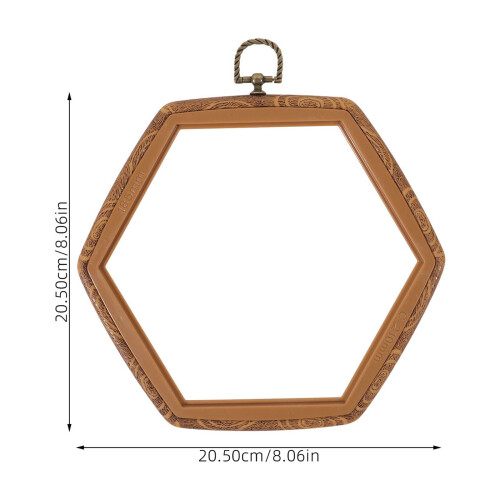 Cerc de brodat multicolor, suprafață netedă și rezistentă, pachet de 1 1