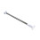 Barre de douche extensible en acier inoxydable 100 cm 1