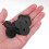 OUNONA sorte flade gummiskiver 100 stk. 10-25 mm 3