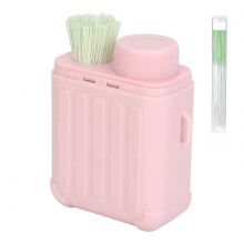 Ear Hole Care Kit with 300pcs Cleaner Floss, Ear Piercing Cleaning Set for Women & Men (Mint*2), compatible with standard earrings