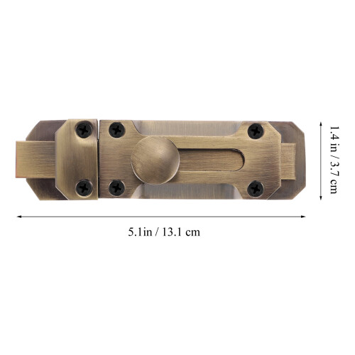 Protector Smart Deadbolt Door Slide Door Lock 13.1X3.7X2.6CM 2