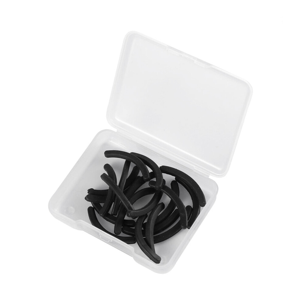 Black Homoyoyo Silicone Eyelash Curler Pads Replacement Accessories For Makeup 20 Pieces Soft Eyelash Curlers