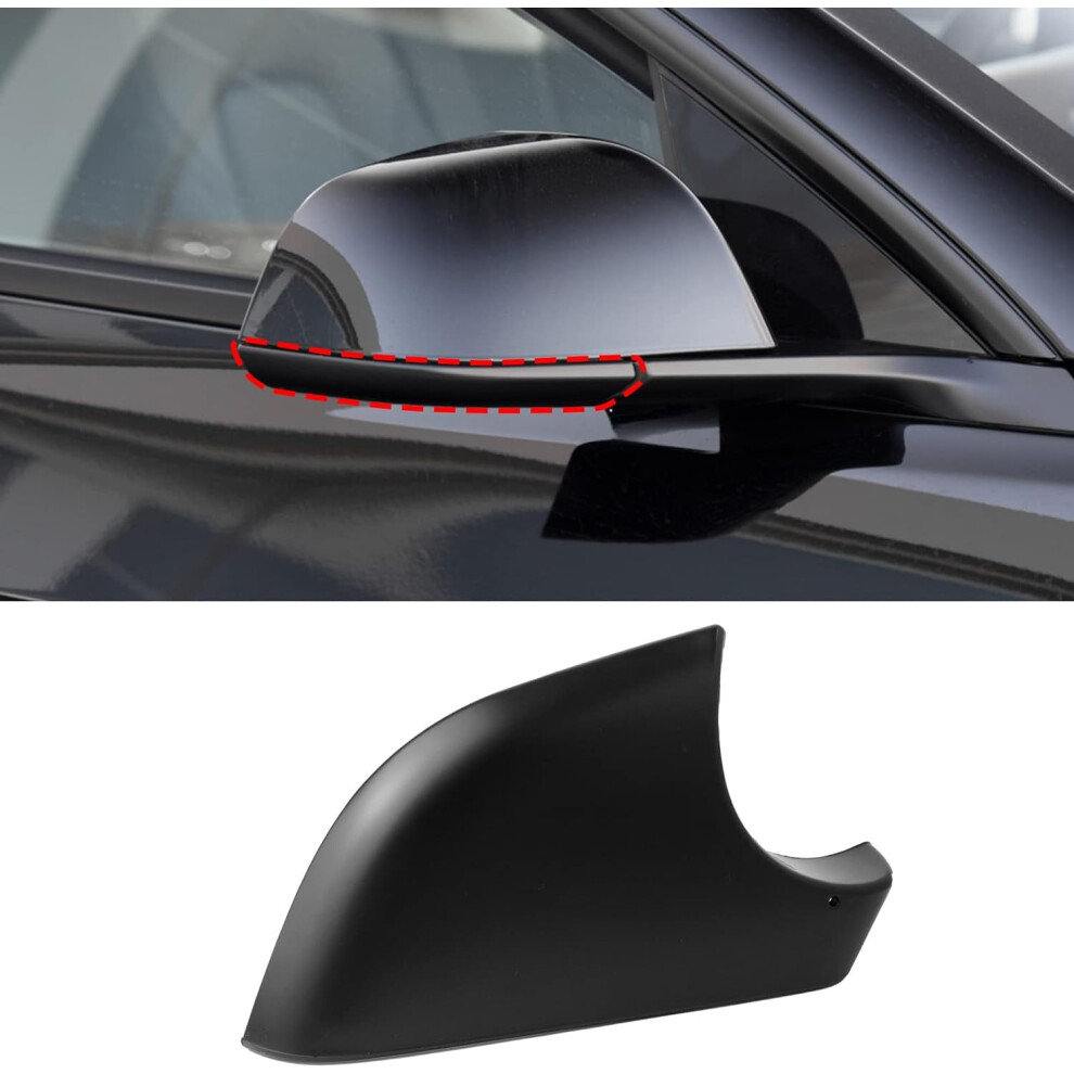 Compatible With Tesla Model 3 (2017Â2024), Right Passenger Side Mirror Bottom Cover Replacement 9152228156470