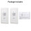 Gukom PIR-sensor, 0,45W vit rörelseljusdimmer 8