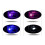 Worgeous USB Lighting Luci interne Luce d'atmosfera Luce LED universale per auto Veicolo 1 set Rosso 2