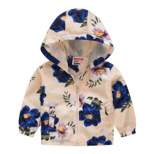 Veste coupe-vent zippée à capuche, motif camouflage arc-en-ciel dinosaure, pour enfants de 18 à 24 mois. Légère et coupe-vent, elle est idéale