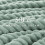King Size Fluffy Comforter Set Sage Green 3-Piece 5