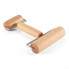 Double-end Wooden Rolling Pin Manual Push Dough Roller Cookie Pizza Baking Tool Multifunctional Baking Stick Roller