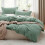 Sage Green Duvet Cover Set Full Size 3 pcs 1