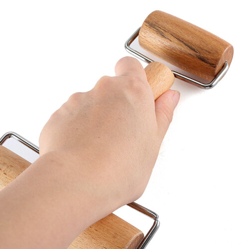 Double-end Wooden Rolling Pin Manual Push Dough Roller Cookie Pizza Baking Tool Multifunctional Baking Stick Roller 2
