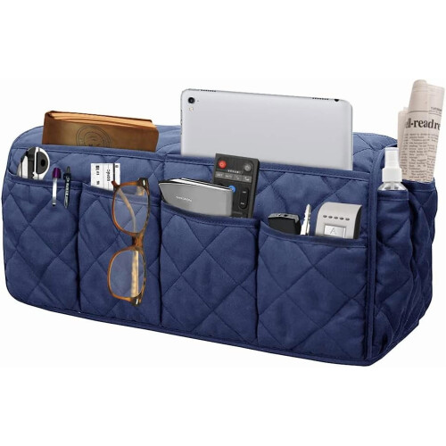 Organizer impermeabile per bracciolo del divano, 14 tasche antiscivolo