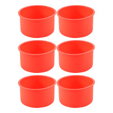 Moldes de Silicona para Pasteles,Bandeja para Hornear Redonda de 4 Pulgadas, Molde para Hornear de Silicona Antiadherente, Bandeja para Hornear,