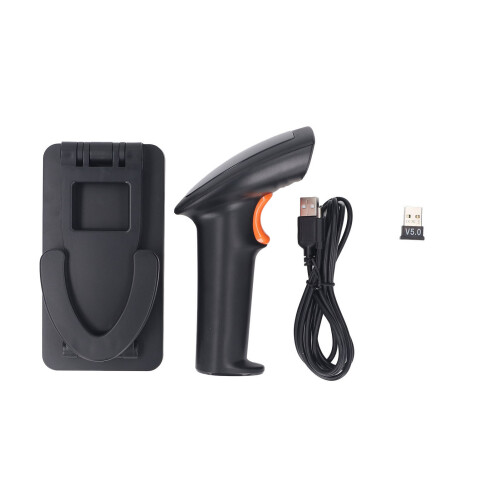 2.4G BT USB Wireless 1D/2D Barcode Scanner with 2000mAh Battery 1