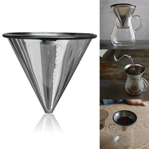 Permanent Coffee Filter Coffee Filter Permanent Filter Gold Filter Metal Strainer Stainless Steel 2