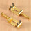 6 Roller Bridge Pull String Code Electric Guitar Saddle for Stratocaster Telecaster Electric Guitar Accessories Gold 4