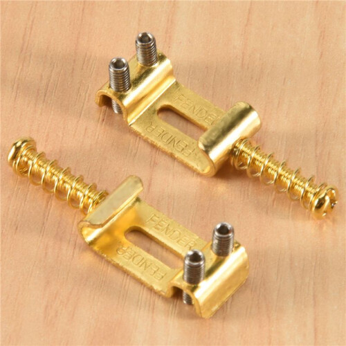 6 Roller Bridge Pull String Code Sella per Chitarra Elettrica per Stratocaster Telecaster Accessori per Chitarra Elettrica Oro 2
