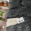 Ensemble de couette 7 pièces gris foncé pour lit queen avec draps 4