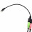 Headset Adapter RJ9 Plug Dual 3.5 Mm Audio Socket Socket To Plug RJ9 Plug Adapter Converter Cable for Telephone 6