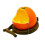 Orange Plastic Bird Feeding Cup 6.5 cm Trough Style 1