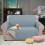 Reversible Sofa Cover for 2-Seater, Water-Resistant, 2