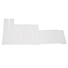 12 Pcs/Set Rectangle Silicone Bookmark Mold DIY Bookmark Mould Making Epoxy Resin Jewelry