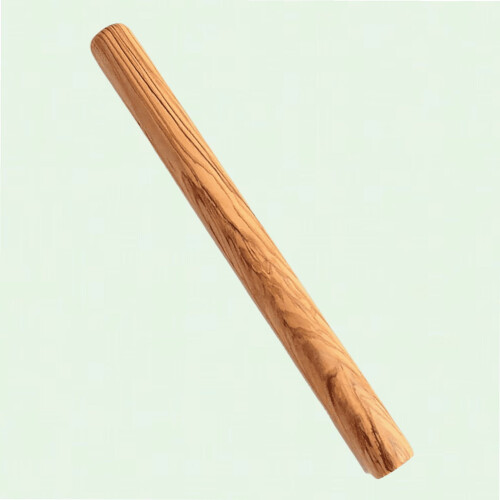French Rolling Pins for Baking, Handmade Olive Wood Dough Roller 11.5"