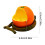 Orange fågelbursmatningskopp 6,5 cm 3
