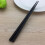 5 Pairs Black Hexagonal Plastic Chopsticks, 22.3 cm 5