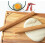 French Rolling Pins for Baking, Handmade Olive Wood Dough Roller 11.5" 3